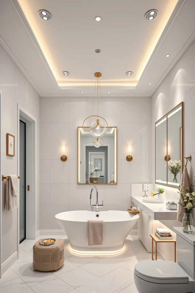58 White Bathroom Decor Styling Ideas For A Timeless And Elegant Space