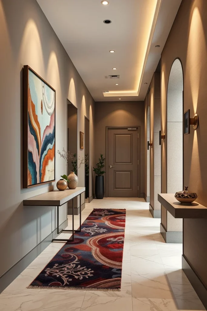 50 Narrow Hallway Decorating Ideas Inspiration For A Stylish And Creative Space