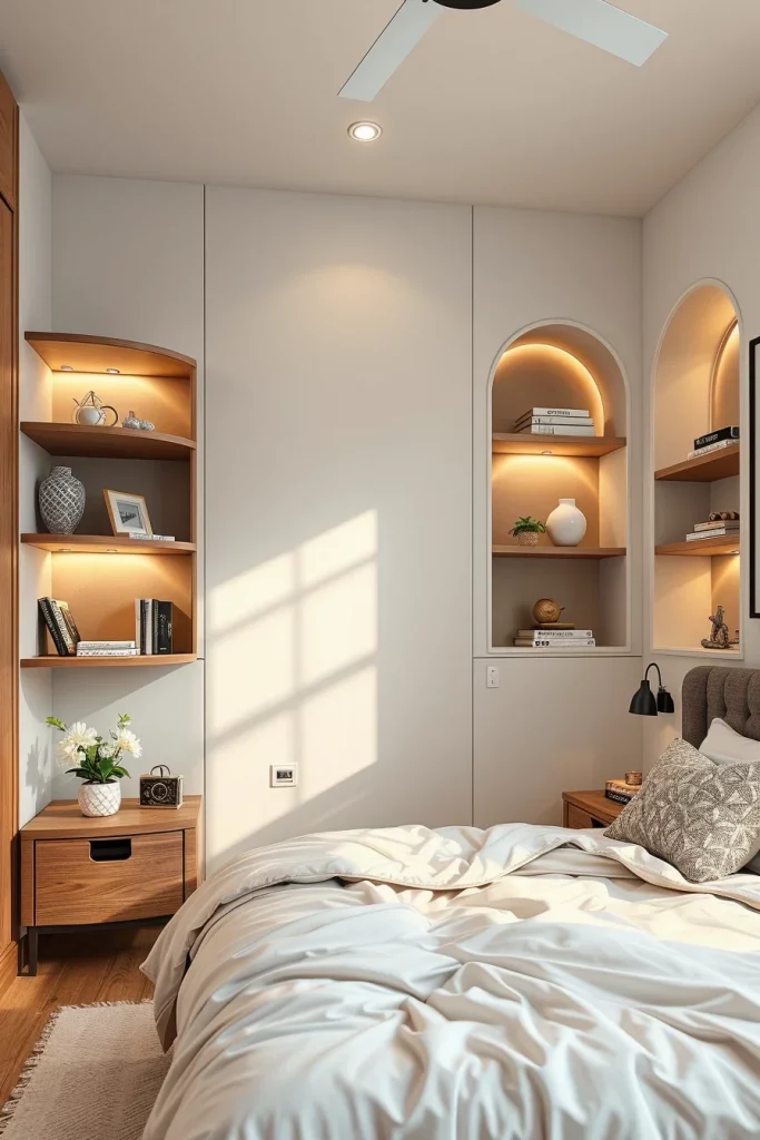 58 Curved Furniture Small Bedroom Design Ideas For Stylish Compact Spaces