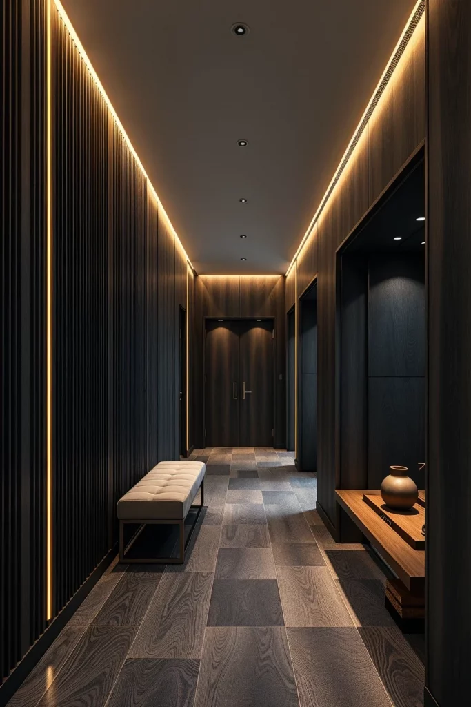 55 Modern Dark Hallway Ideas For A Stylish And Dramatic Home Entrance