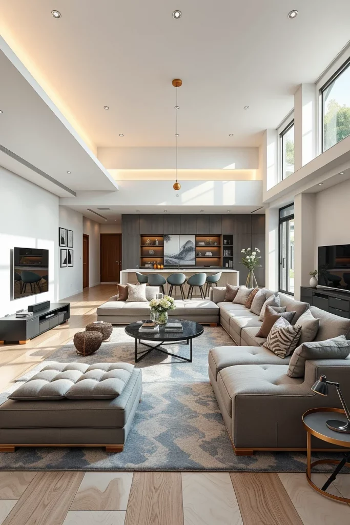 55 Open Concept Living Room Design Ideas For Stylish And Modern Homes