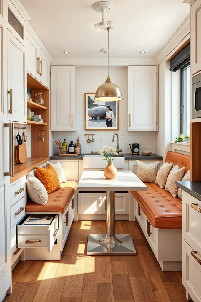 54 Compact Kitchen Design With Smart Storage Ideas For Stylish Small Spaces