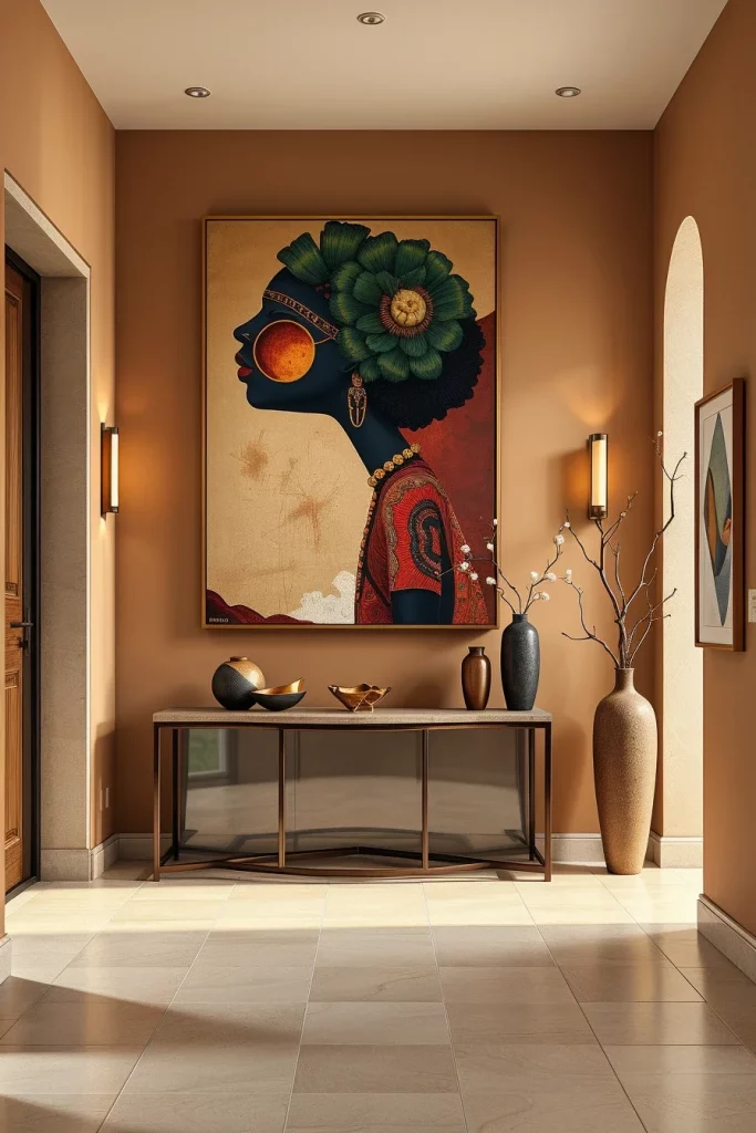 60 Afrohemian Hallway Decor Ideas To Create A Stylish And Cultural Entryway