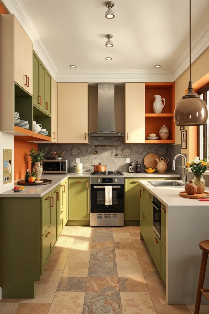 58 Small Kitchen Color Schemes Modern Style For Elegant And Functional Spaces