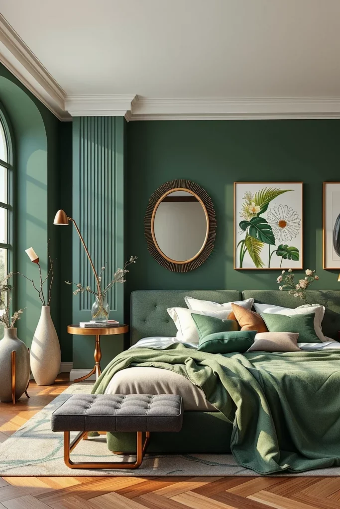 55 Modern Green Bedroom Ideas For A Stylish And Refreshing Retreat