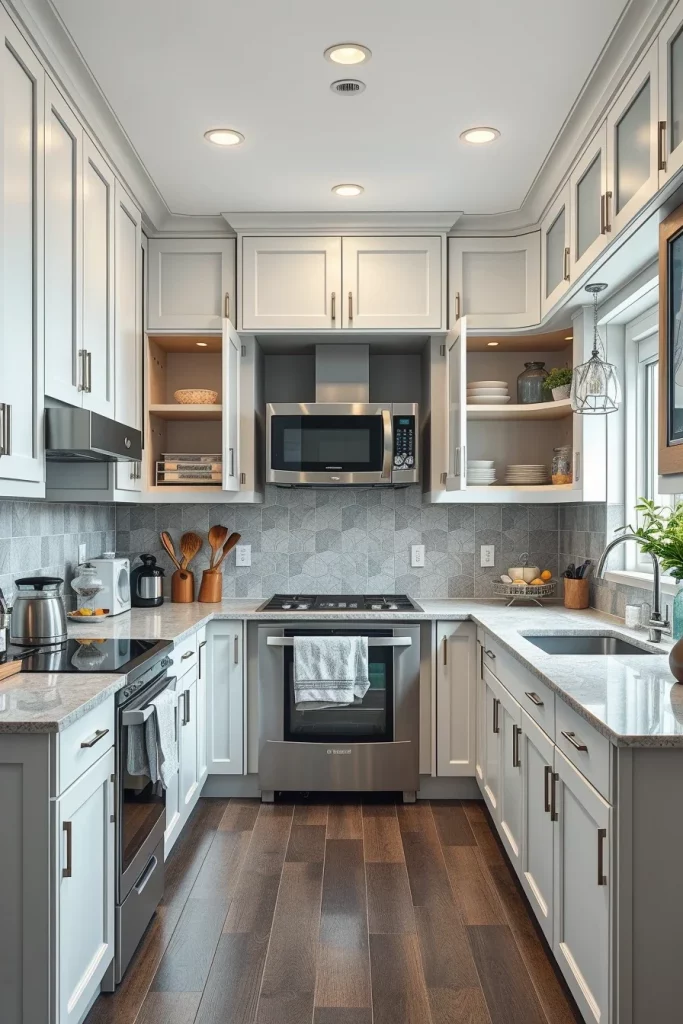 56 Gray White Kitchen Organization Ideas For A Stylish And Clutter-Free Space