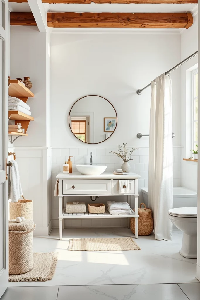 58 White Bathroom Decor Styling Ideas For A Timeless And Elegant Space