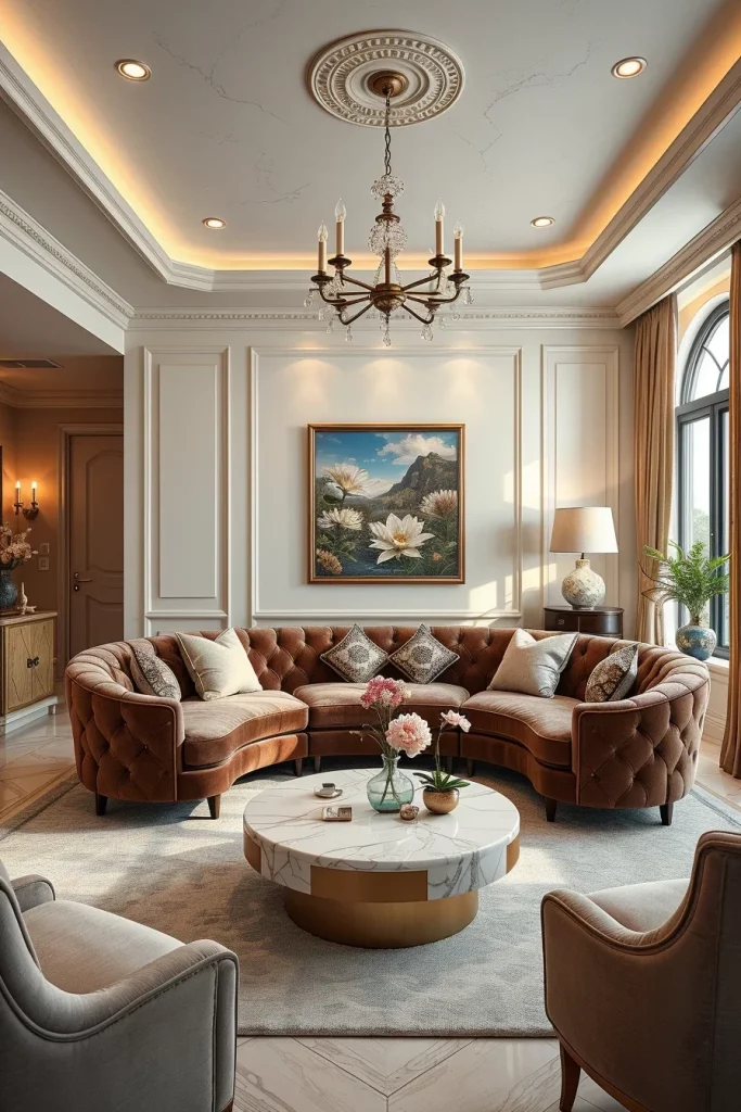 60 Curved Furniture Small Living Room Design Ideas To Maximize Style And Space