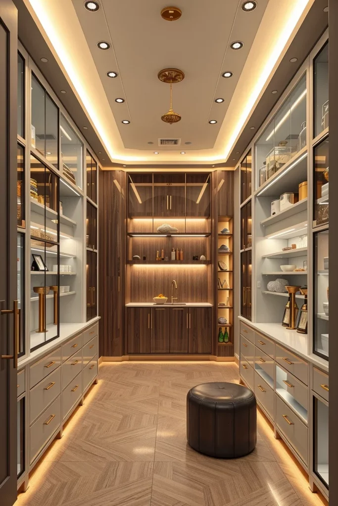 59 Luxury Walk In Pantry Designs For An Elegant And Organized Home