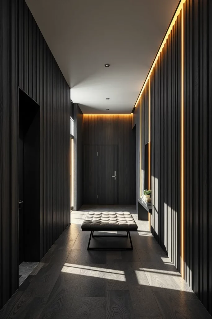 55 Modern Dark Hallway Ideas For A Stylish And Dramatic Home Entrance