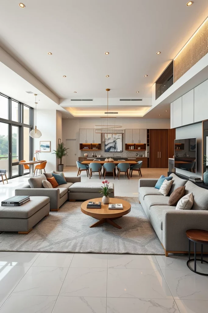 55 Open Concept Living Room Design Ideas For Stylish And Modern Homes