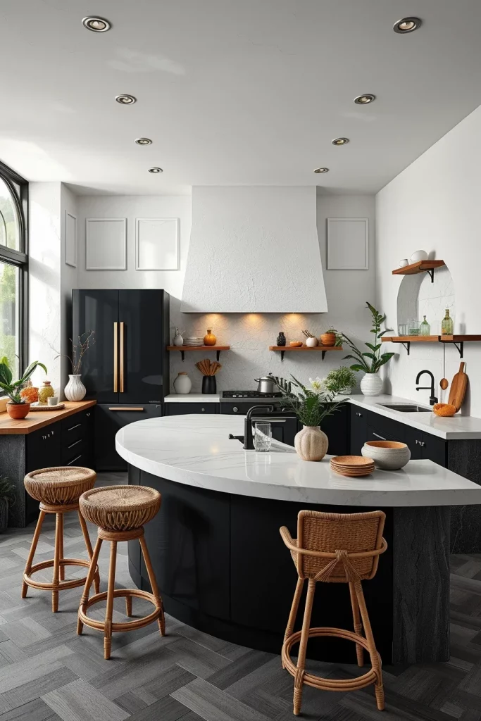 57 Black And White Kitchen Decorating Inspiration Ideas For A Stylish Modern Home