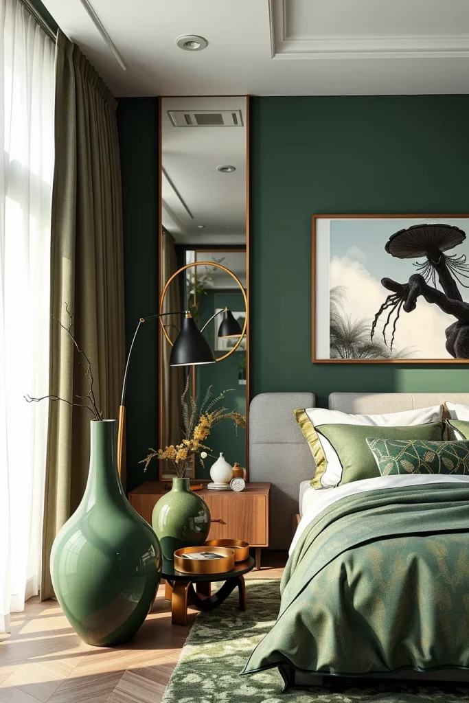 55 Modern Green Bedroom Ideas For A Stylish And Refreshing Retreat