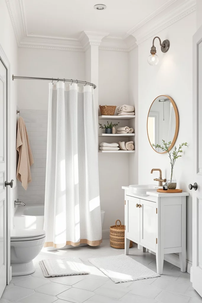 58 White Bathroom Decor Styling Ideas For A Timeless And Elegant Space