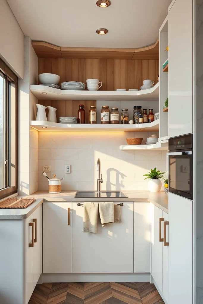 58 Open Shelving Ideas For Small Kitchens That Maximize Style And Storage
