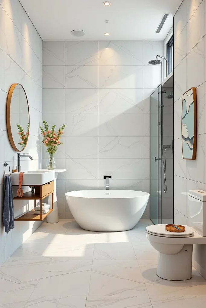 54 Small Bathroom Makeover Decorating Ideas To Transform Your Tiny Space