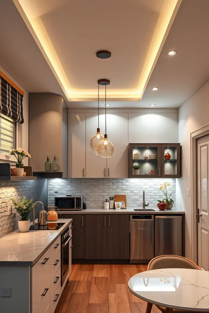 54 Compact Kitchen Design With Smart Storage Ideas For Stylish Small Spaces