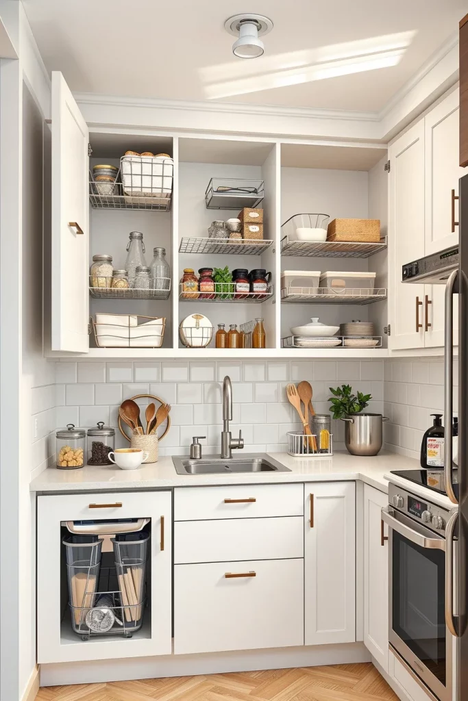 52 Clever Cabinet Organization For Small Kitchens To Maximize Every Inch Of Space