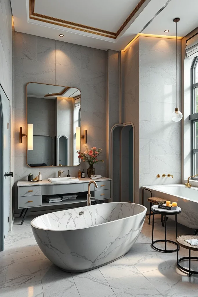 58 Modern Gray Bathroom Interior Trends That Redefine Contemporary Luxury