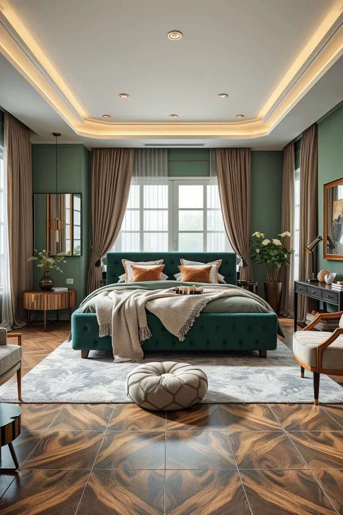 55 Modern Green Bedroom Ideas For A Stylish And Refreshing Retreat