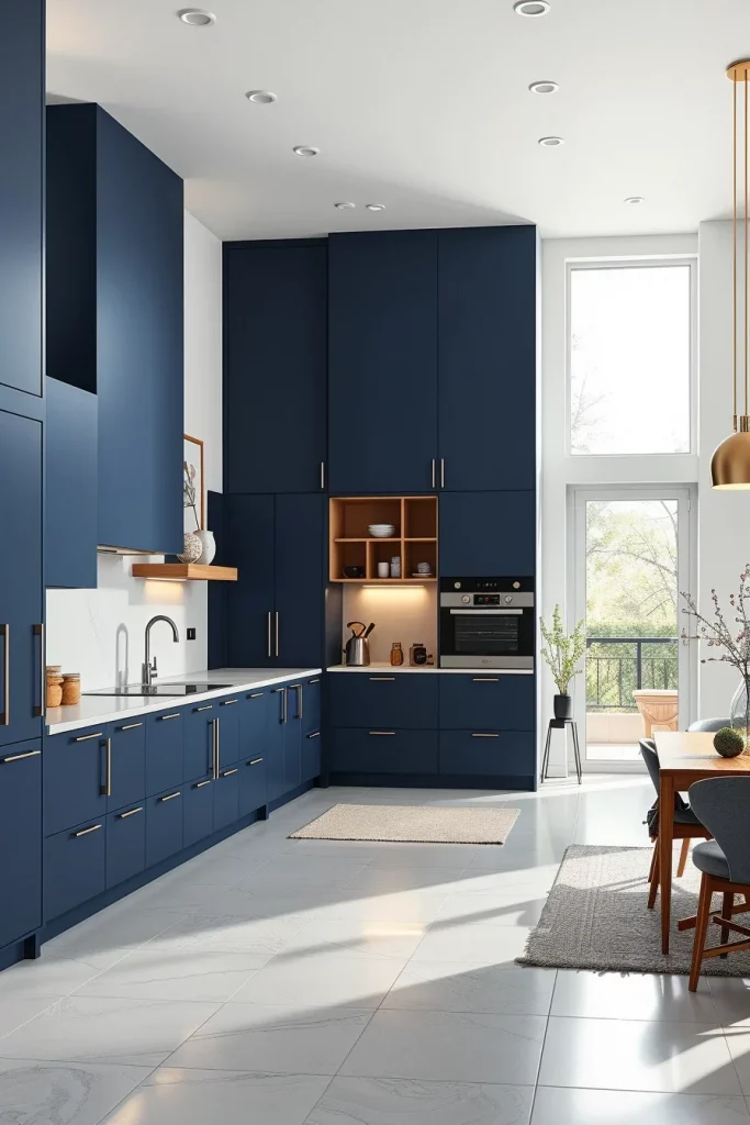 56 Navy Blue Kitchen Interior Design Ideas For A Stylish And Artistic Home