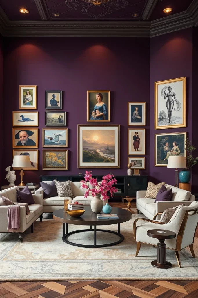 57 Plum Living Room Ideas For A Luxurious And Stylish Home