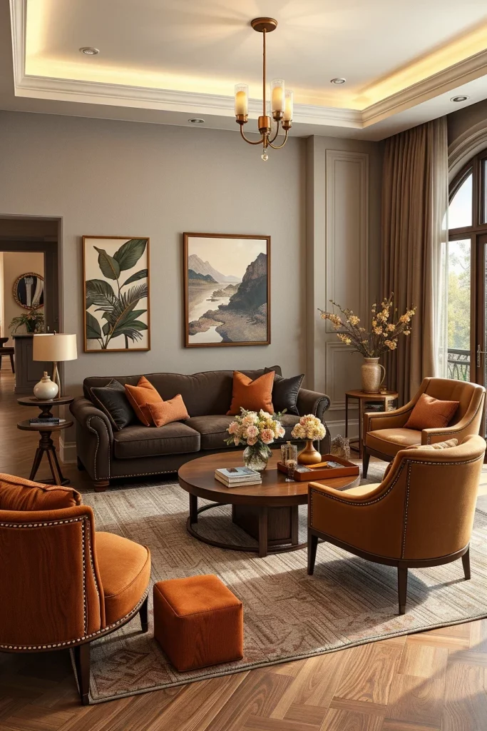 59 Chocolate Brown Living Room Ideas For A Cozy And Elegant Home