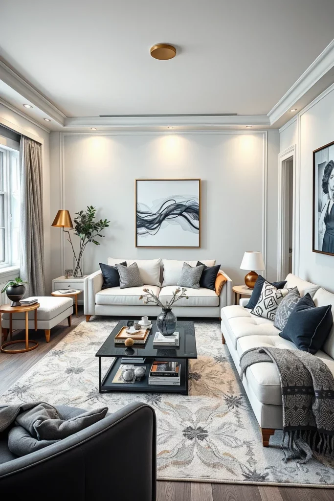 59 Small Apartment Living Room Design Ideas For Stylish And Functional Spaces