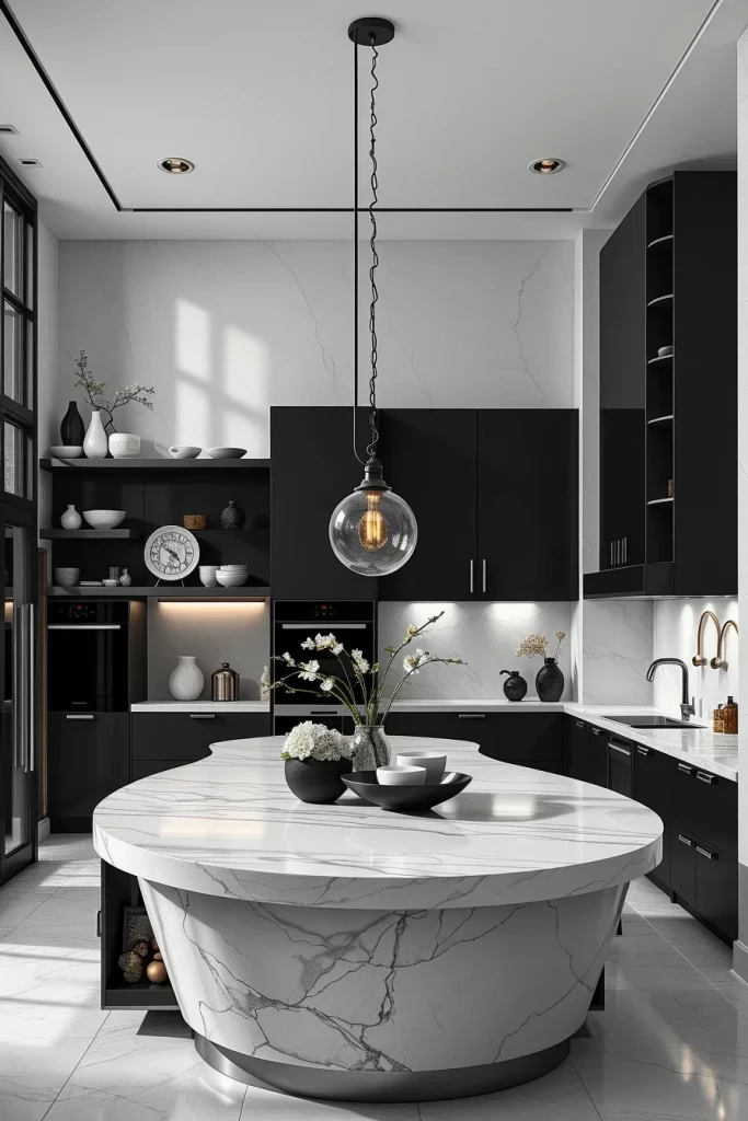 57 Black And White Kitchen Decorating Inspiration Ideas For A Stylish Modern Home