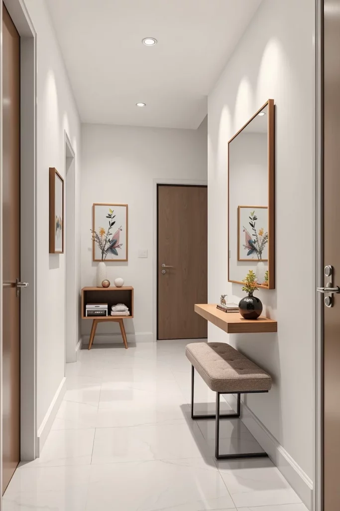 59 Modern Hallway Decor Styling Ideas To Create A Stunning Entryway
