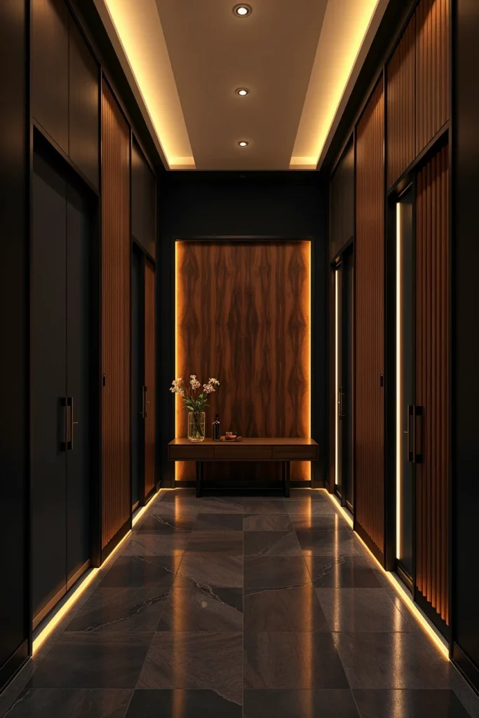 55 Modern Dark Hallway Ideas For A Stylish And Dramatic Home Entrance