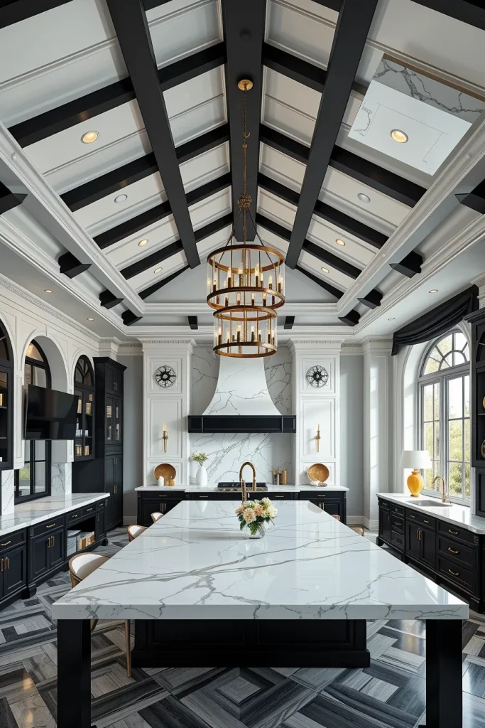 57 Black And White Kitchen Decorating Inspiration Ideas For A Stylish Modern Home