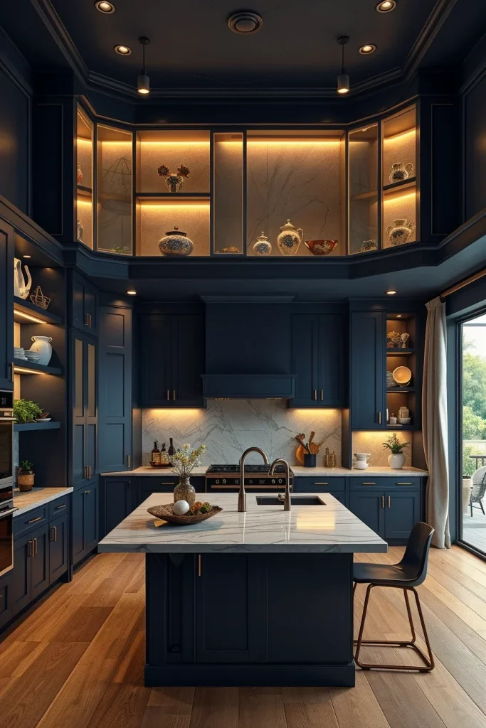 56 Navy Blue Kitchen Interior Design Ideas For A Stylish And Artistic Home