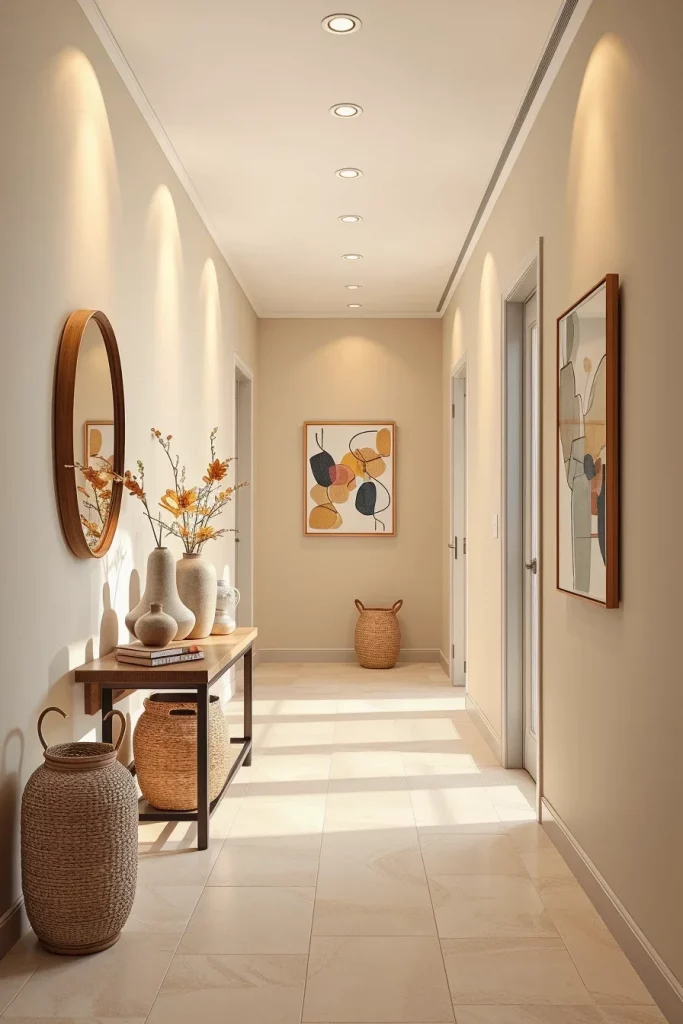 57 Modern Narrow Hallway Decorating Ideas To Transform Small Spaces