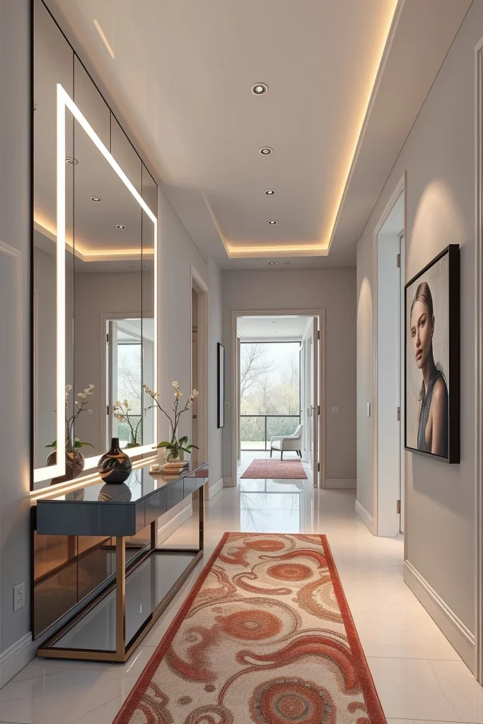 59 Modern Hallway Decor Styling Ideas To Create A Stunning Entryway