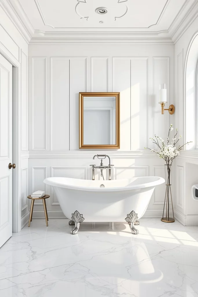 58 White Bathroom Decor Styling Ideas For A Timeless And Elegant Space