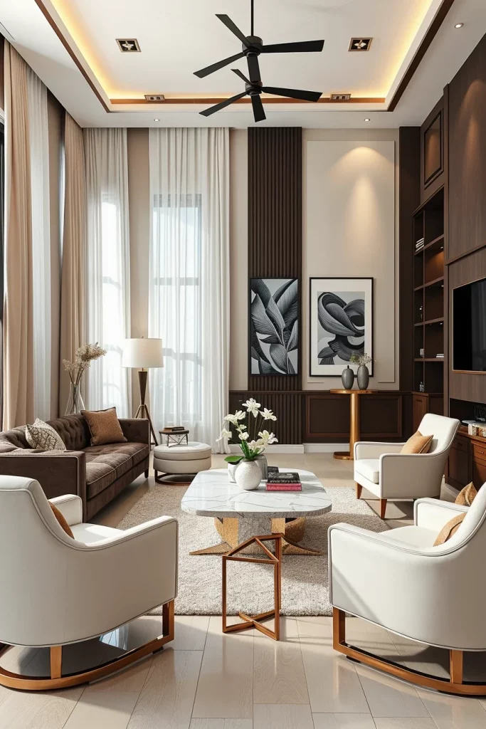 59 Chocolate Brown Living Room Ideas For A Cozy And Elegant Home