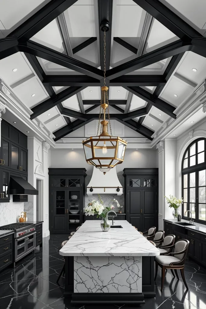 57 Black And White Kitchen Decorating Inspiration Ideas For A Stylish Modern Home