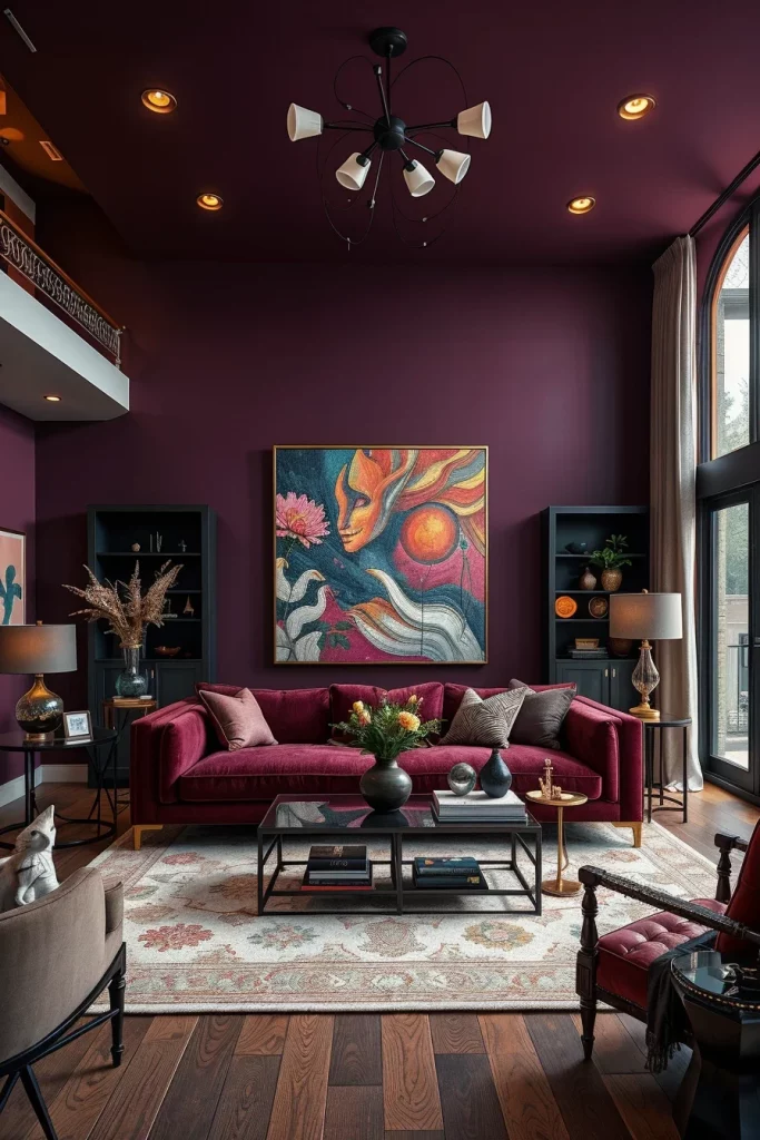 57 Plum Living Room Ideas For A Luxurious And Stylish Home