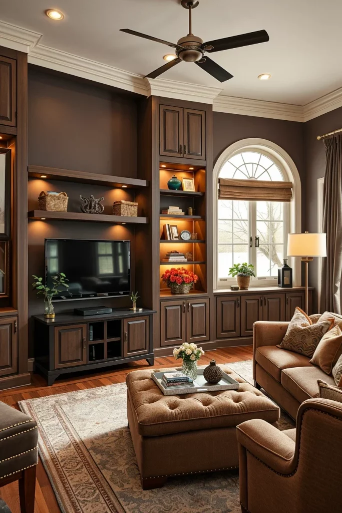 59 Chocolate Brown Living Room Ideas For A Cozy And Elegant Home
