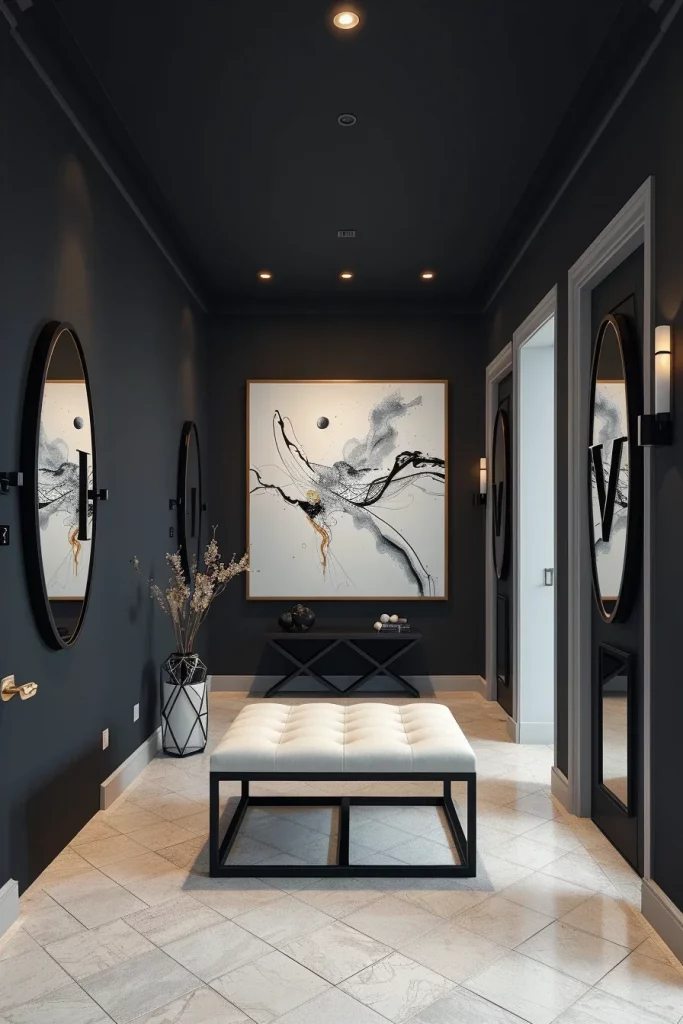 55 Modern Dark Hallway Ideas For A Stylish And Dramatic Home Entrance