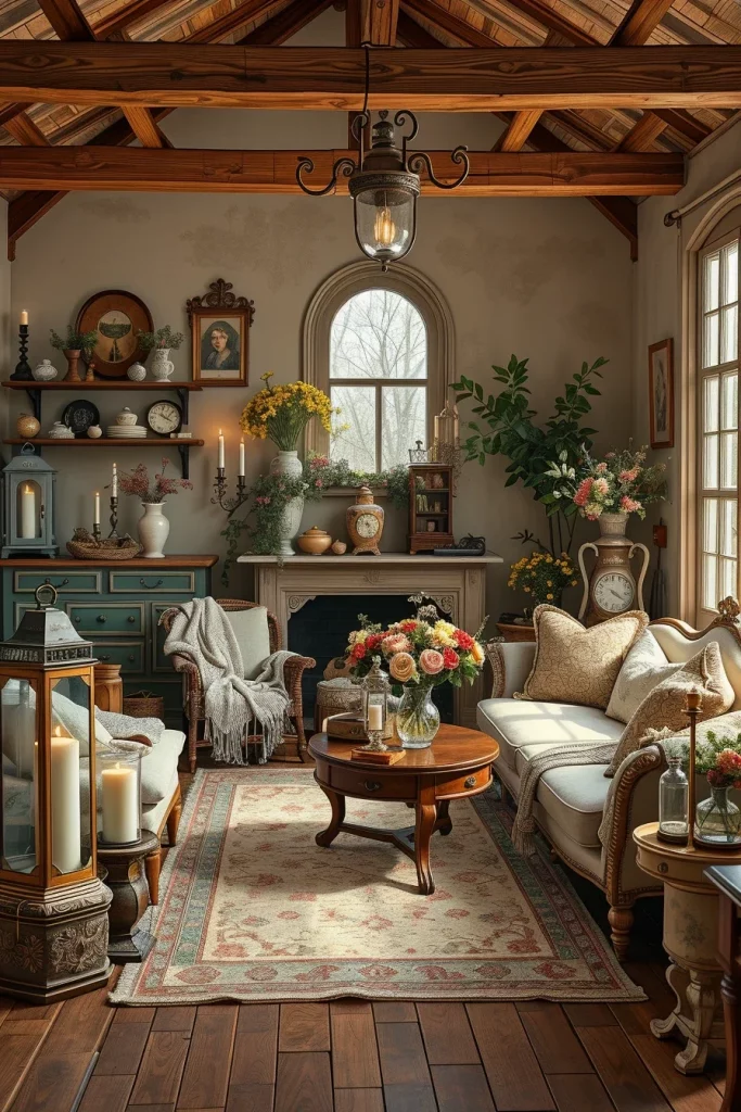 57 Vintage Living Room Decor Ideas For A Timeless And Cozy Home