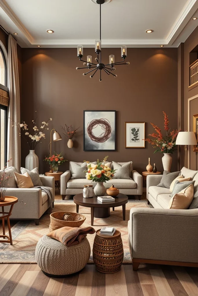 55 Warm Chocolate Brown Wall Colors: Cozy And Elegant Ideas For Every Room