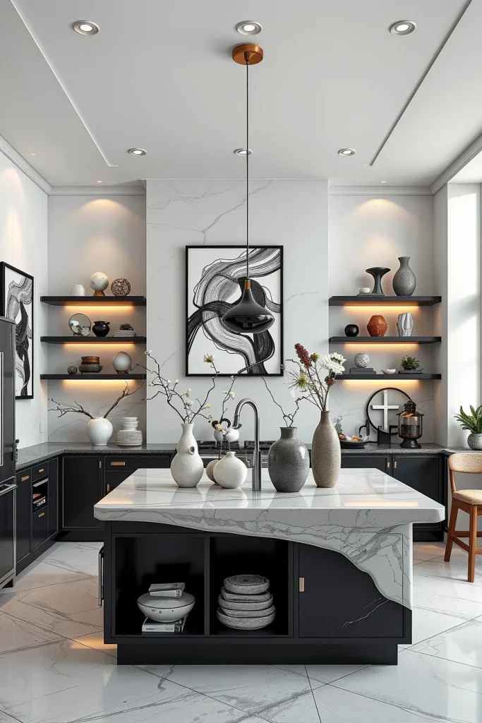 57 Black And White Kitchen Decorating Inspiration Ideas For A Stylish Modern Home