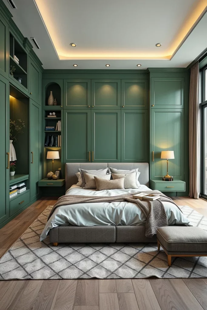 55 Modern Green Bedroom Ideas For A Stylish And Refreshing Retreat
