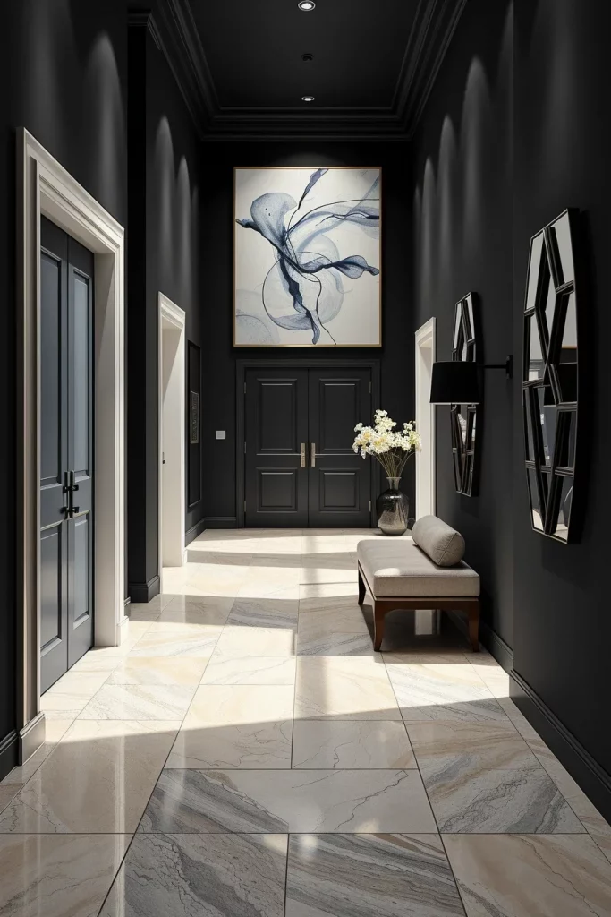 55 Modern Dark Hallway Ideas For A Stylish And Dramatic Home Entrance