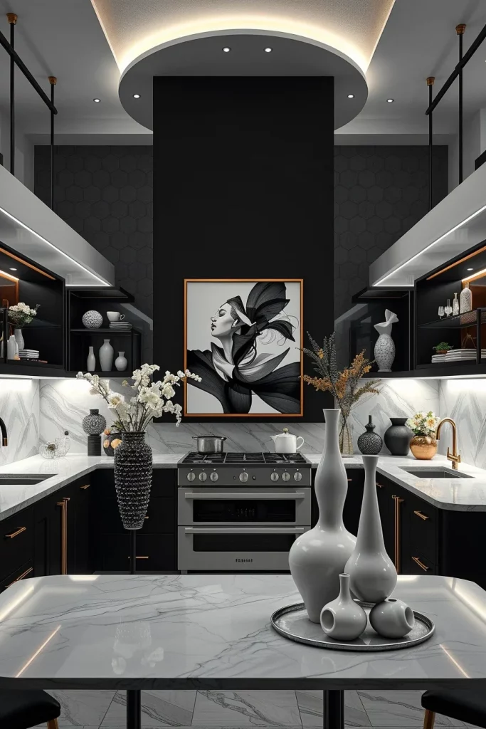 57 Black And White Kitchen Decorating Inspiration Ideas For A Stylish Modern Home