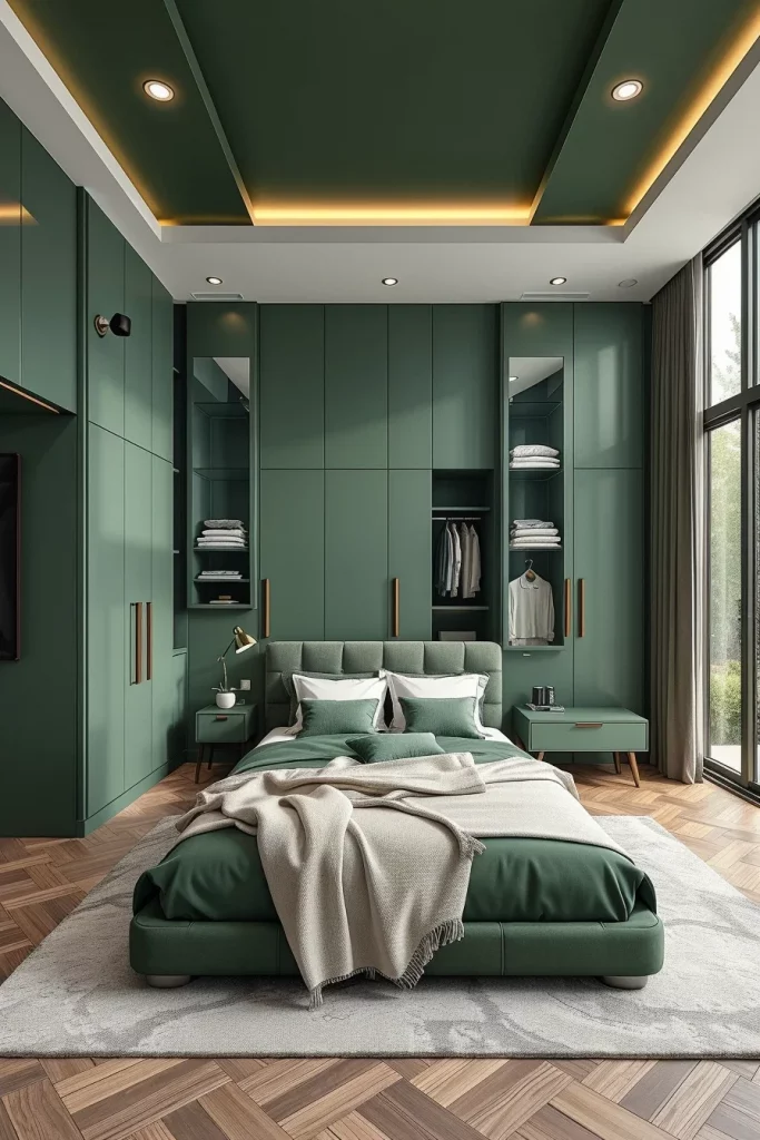 55 Modern Green Bedroom Ideas For A Stylish And Refreshing Retreat