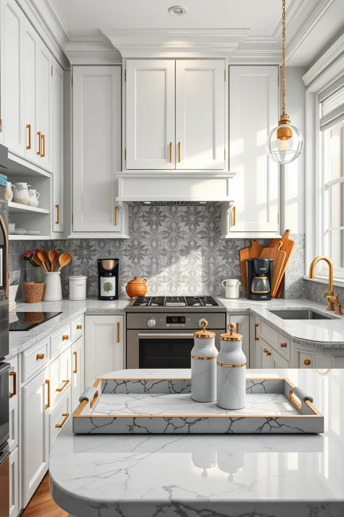 56 Gray White Kitchen Organization Ideas For A Stylish And Clutter-Free Space