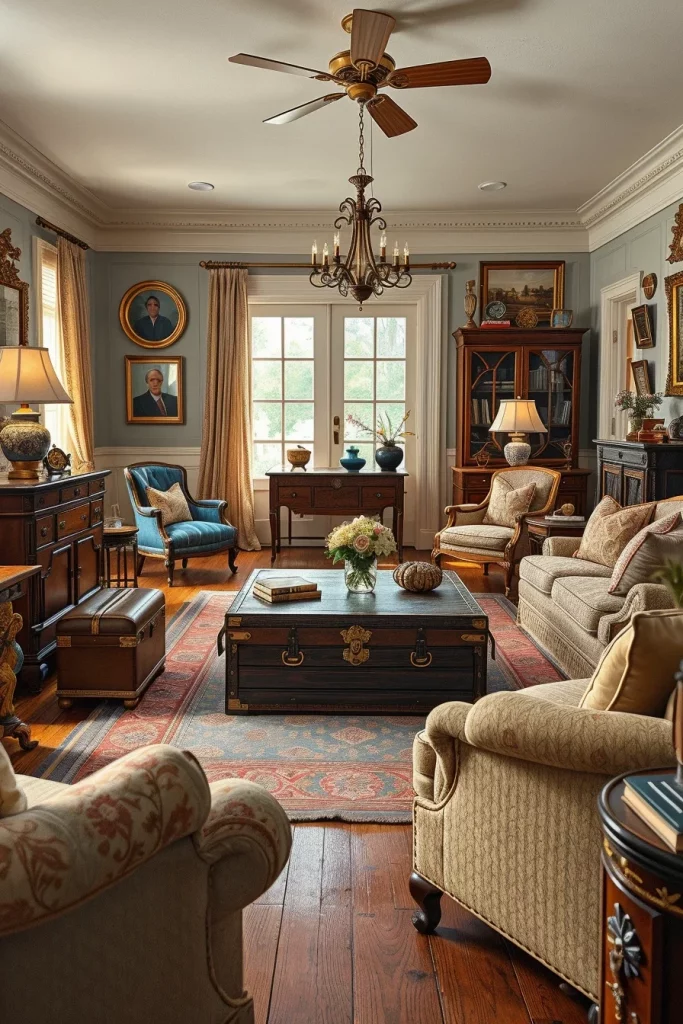 57 Vintage Living Room Decor Ideas For A Timeless And Cozy Home